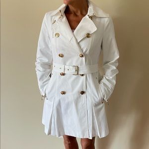 Michael Kors White Trench Coat